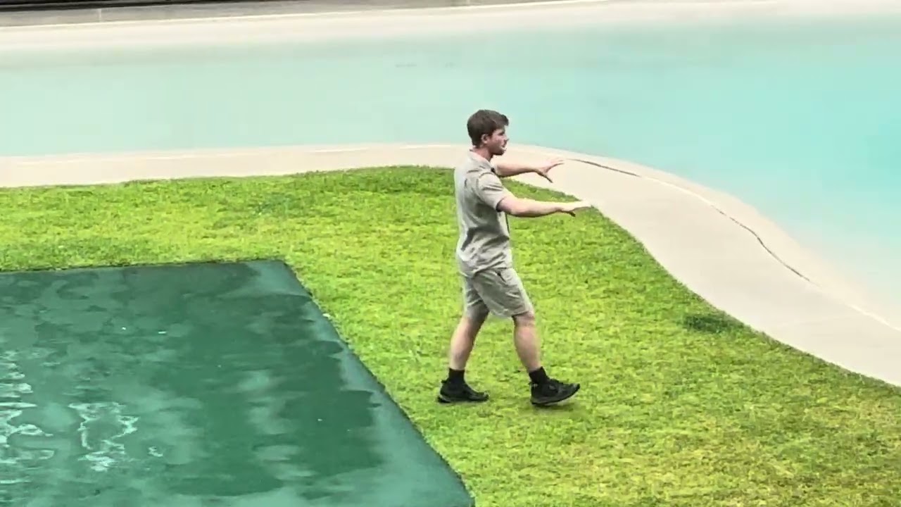 Robert Irwin at Australia Zoo