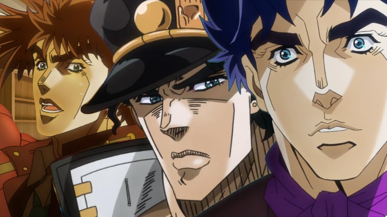 Джонатан, Джозеф и Джотаро тусуются — JoJo's Bizarre Family