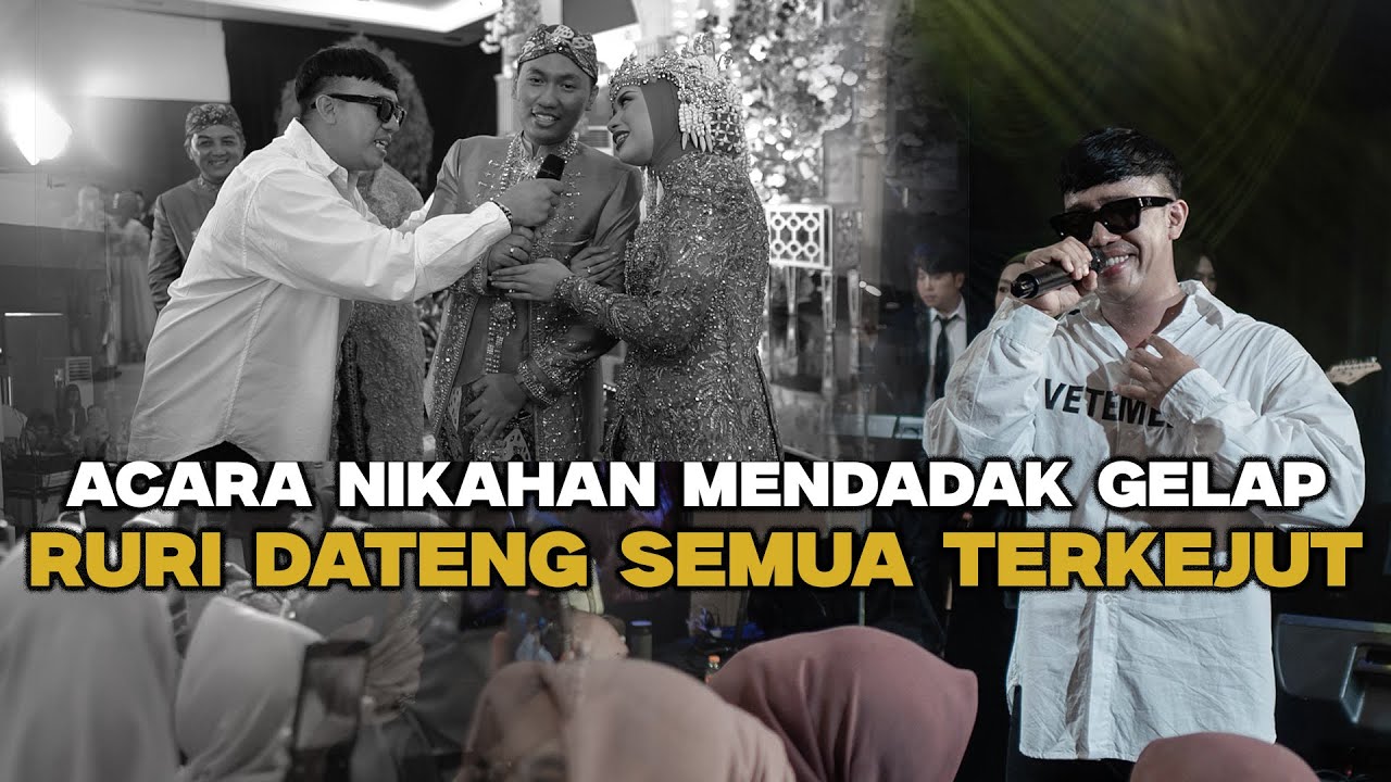 ACARA NIKAHAN MENDADAK GELAP ‼️ RURI DATENG SEMUA TERIAK