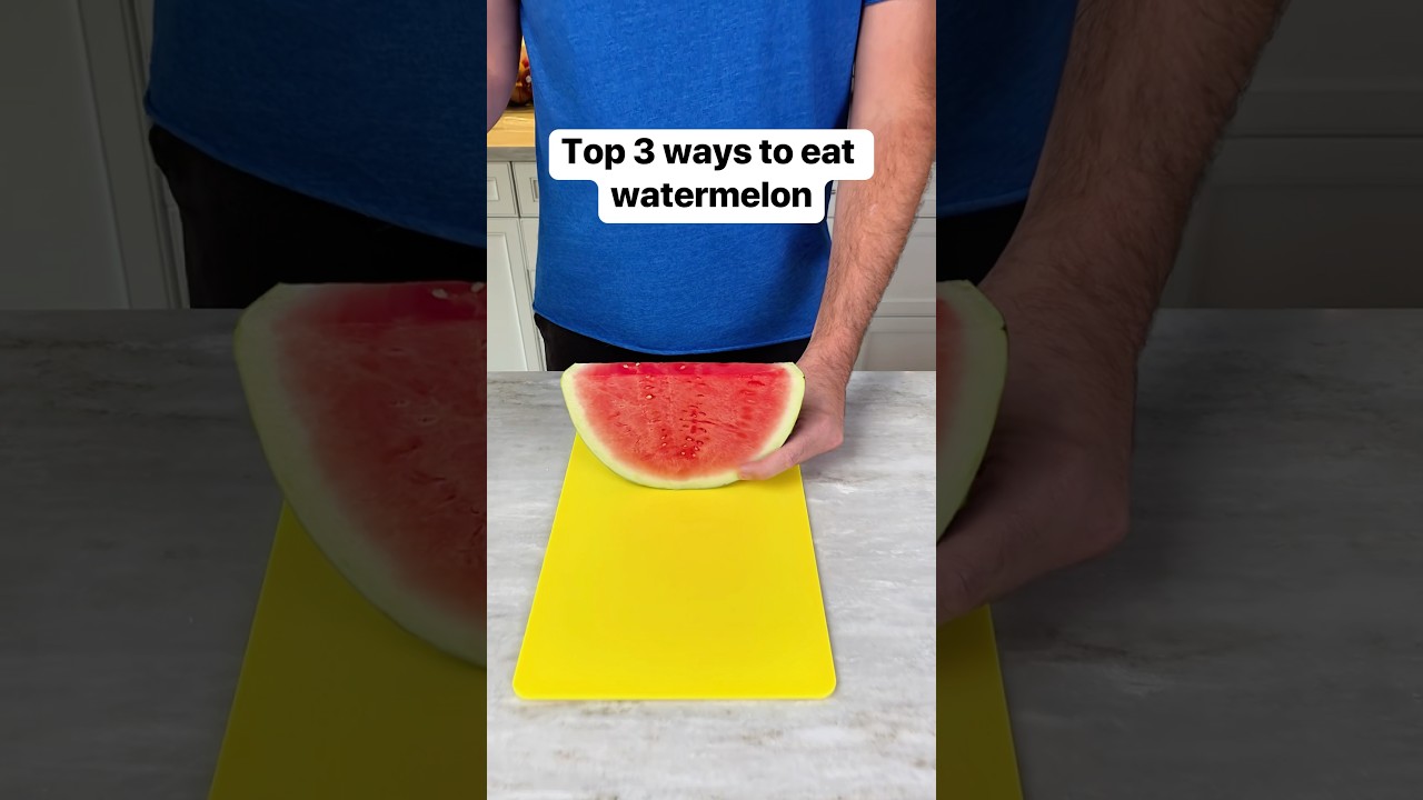 Favorite three toppings to put on top of watermelon 