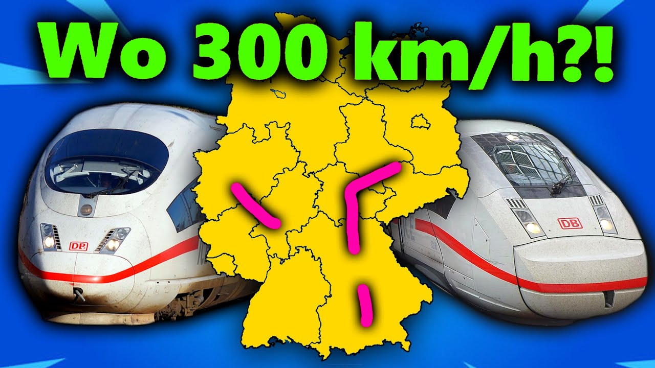 Warum es in Deutschland so wenige Schnellfahrstrecken gibt!