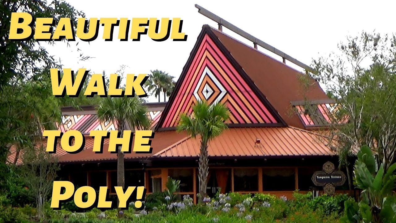 Walk to the Polynesian Resort from the Disney TTC!