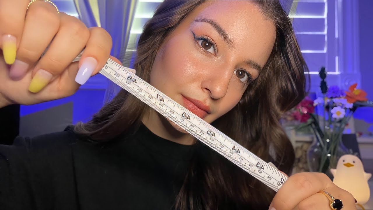 ASMR| Let Me Measure YOU 📏 (Personal Attention, Inaudible Whispering, Writing Sounds)