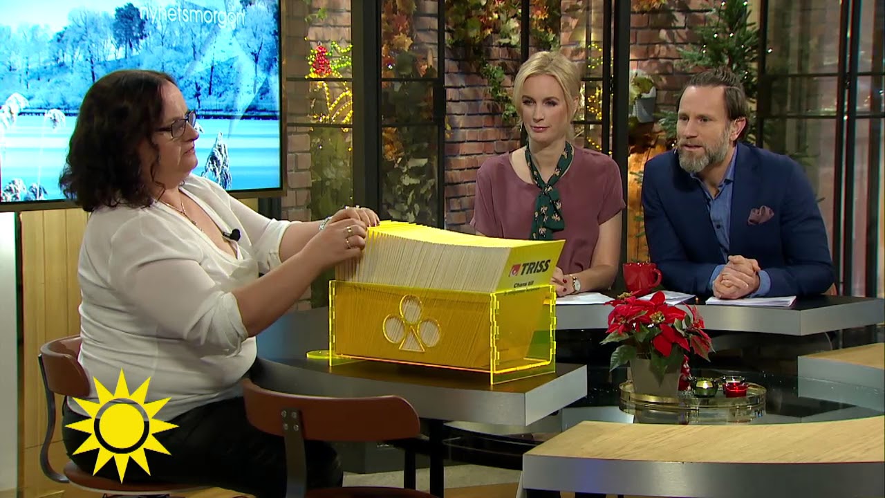 Peter Jihde skickar smålandskram med dagens trissvinnare - Nyhetsmorgon (TV4)