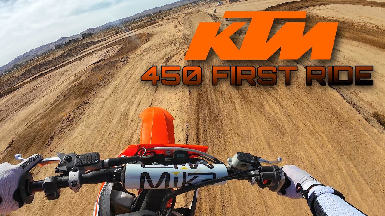 KTM 450 First Ride | Ridgecrest Cycle Park