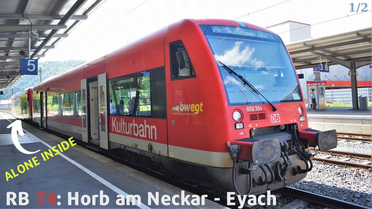 FULL RIDE | Train Alone: RB 74 Horb (N) - Eyach | BR 650 / Stadler RS1 (Pt. 1)