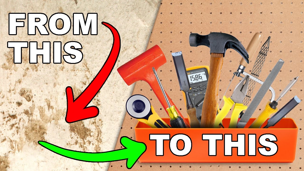 How To Pegboard - Garage Setup