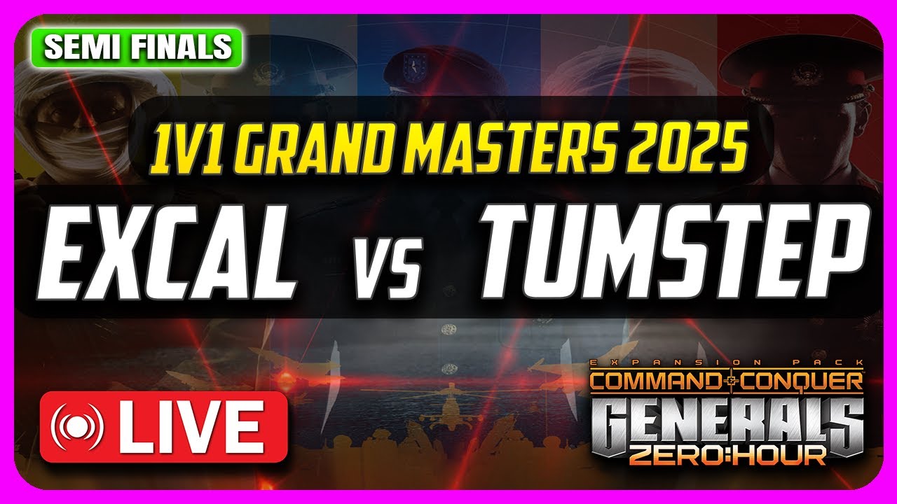 🔴LIVE | $1,000 Grand Masters 2025 | ExCaL vs Tumstep | Semi Finals