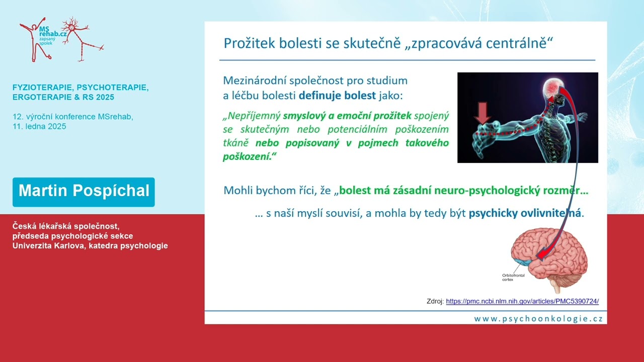 Martin Pospíchal - Bolest pohledem psychologie