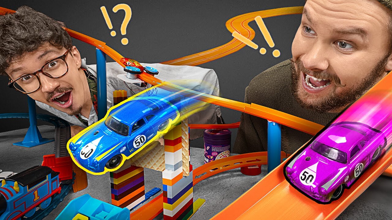 Hot Wheels $1 Million Dollar Race! We Made A Huge Race Track – See Who Will Win! 🏁🏆
