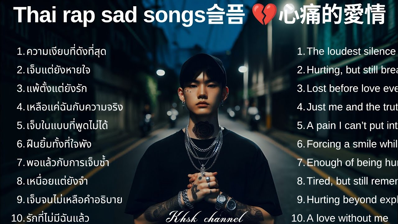 💔รวมเพลงแร็พเศร้าเสียใจ Thai Sad Rap songs 2025 |69| Emotional Thai Rap | Rap | 태국 슬픈 랩 노래💔泰國悲傷饒舌歌曲