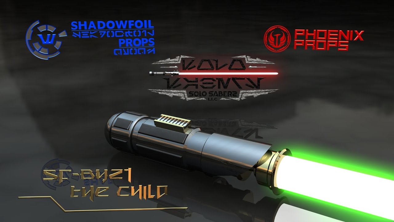 Shadowfoils Props &ldquo;The Child&rdquo; Dark Edition Installed by Solo Sabers LLC