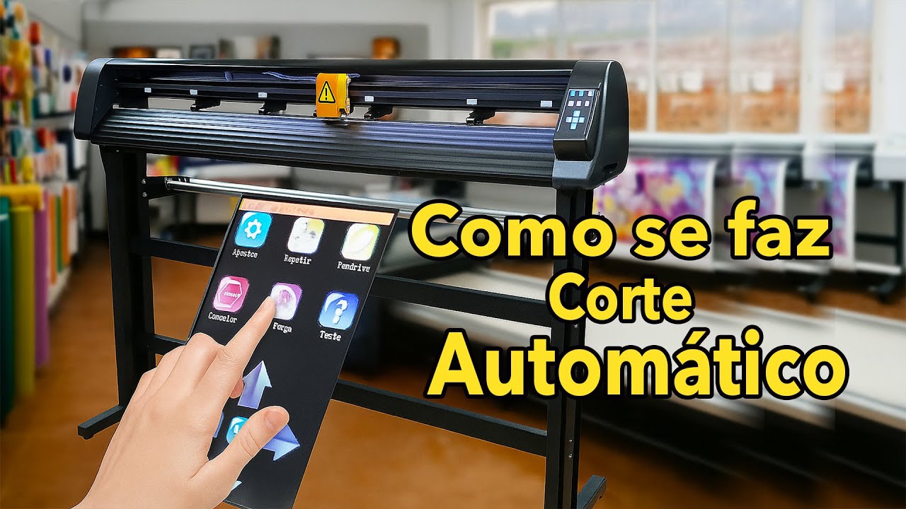Como se faz o corte automático em uma Plotter de Recorte, Tradicional até 15 folhas por vez.