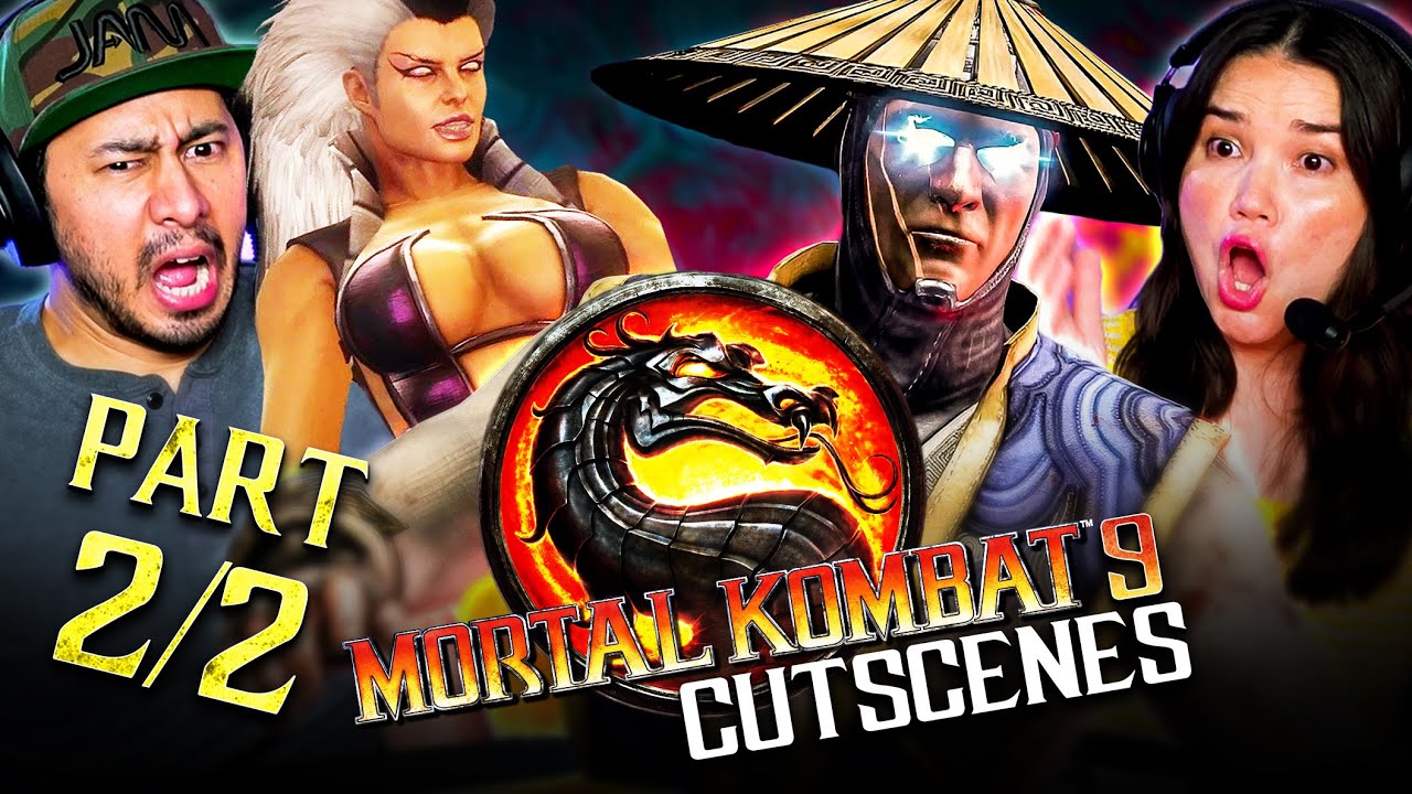 MORTAL KOMBAT 9 ALL CUT SCENES/STORY (Part 2) Reaction! | Jaby Koay & Achara Kirk!