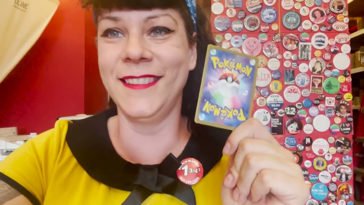 Can you make buttons from Pokemon Cards with a Tecre ButtonMaker?