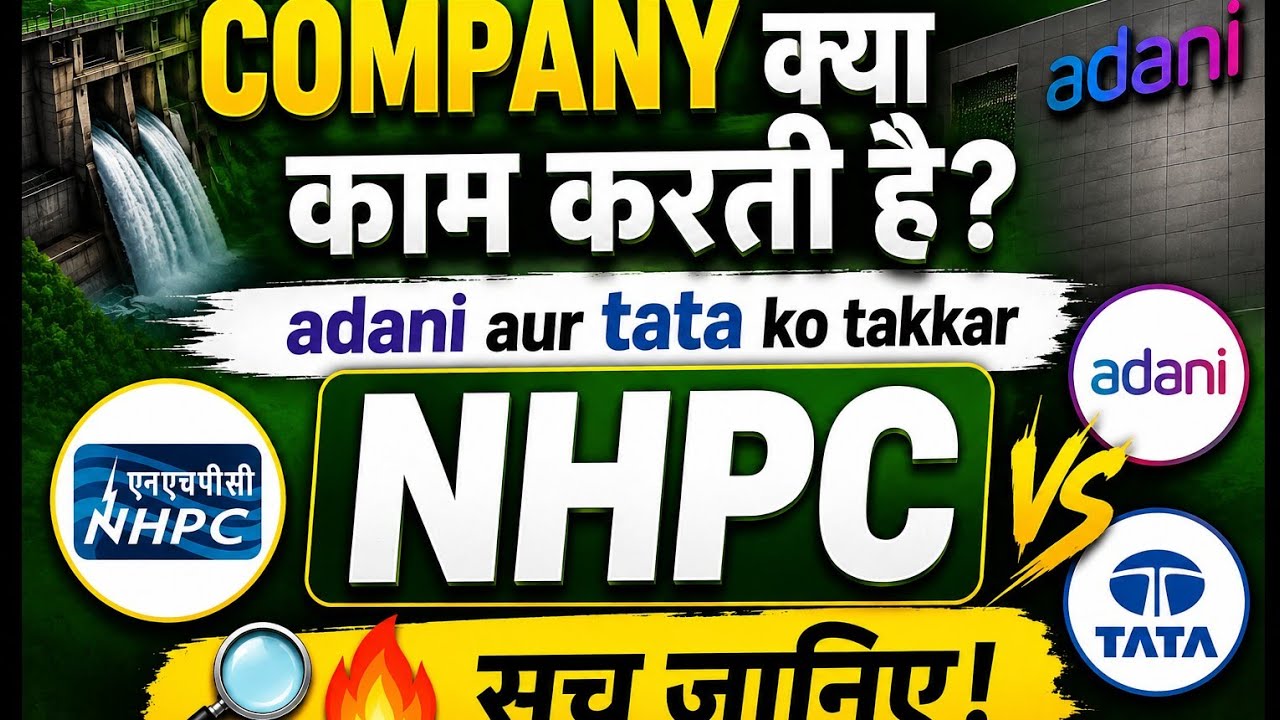 Adani-Tata Fail? ❌ Why NHPC Is The Best Green Energy Stock For Long Term!