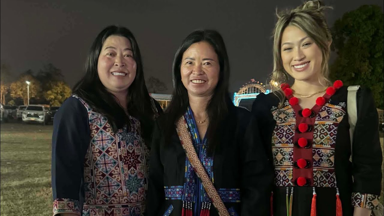 ขอบใจพี่น้องทางฝั่ง อเมริกา ที่มาเที่ยวหาในงานปีใหม่เผ่าเมี่ยน