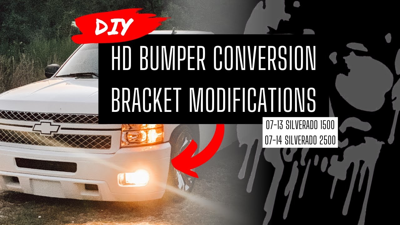 07-13 NNBS Silverado HD Conversion | How to Modify Bumper Brackets for the Best Fit