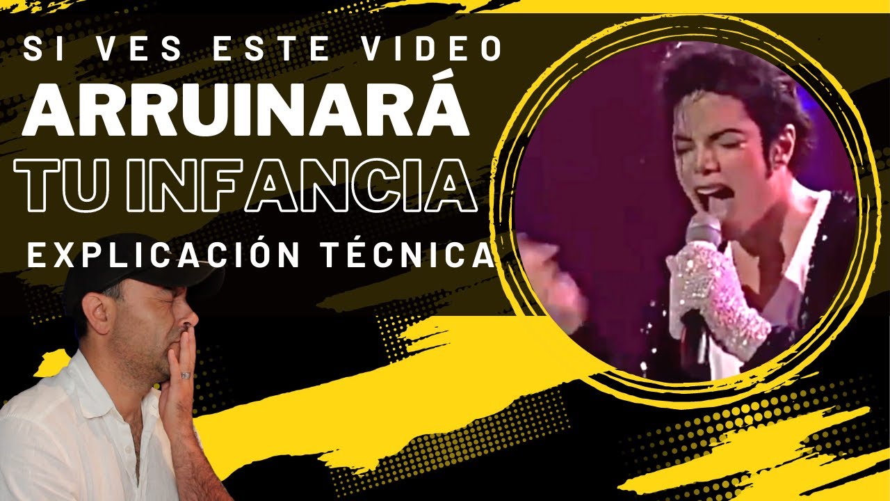 MICHAEL JACKSON CANTANDO ESPANTOSAMENTE MAL | EXPLICACIÓN Y ANÁLISIS TÉCNICO DEL VIDEO