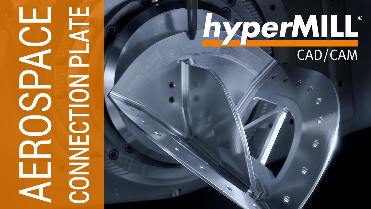 hyperMILL 5-axis Machining: Aerospace Connection Plate | Hermle | EMUGE-FRANKEN