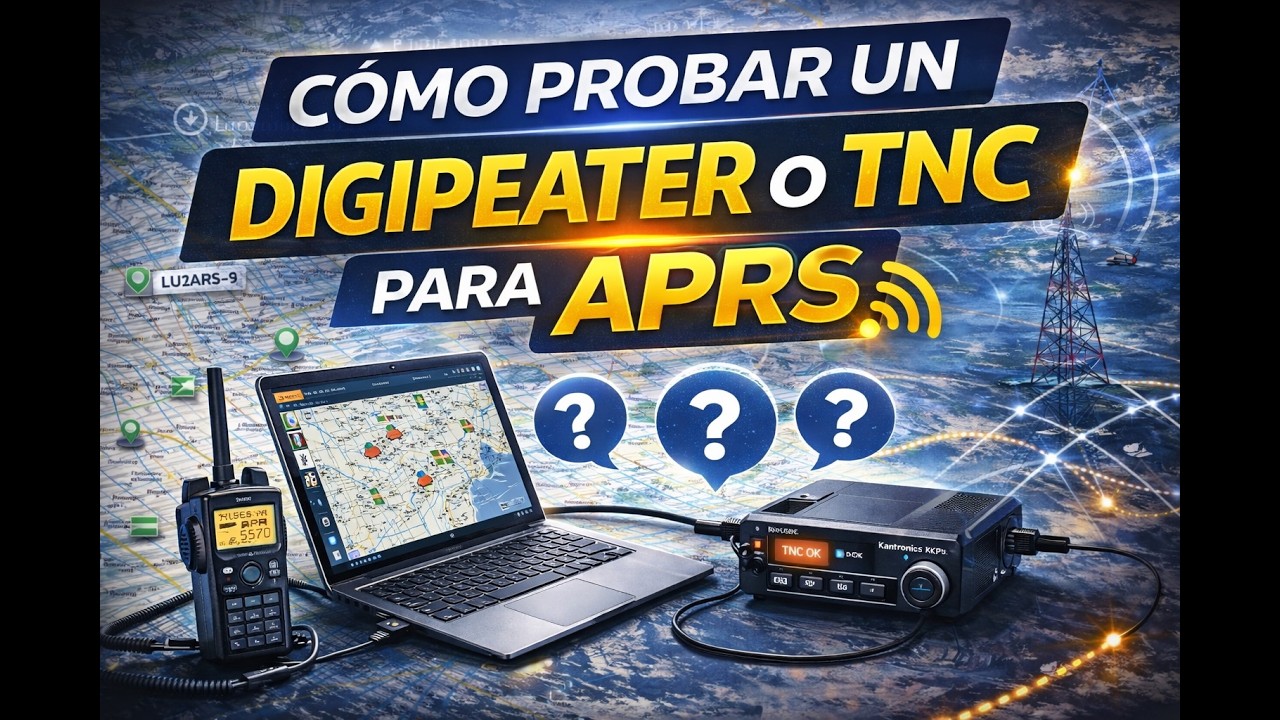 Como probar un digipeater de APRS si no tenes estaciones cerca