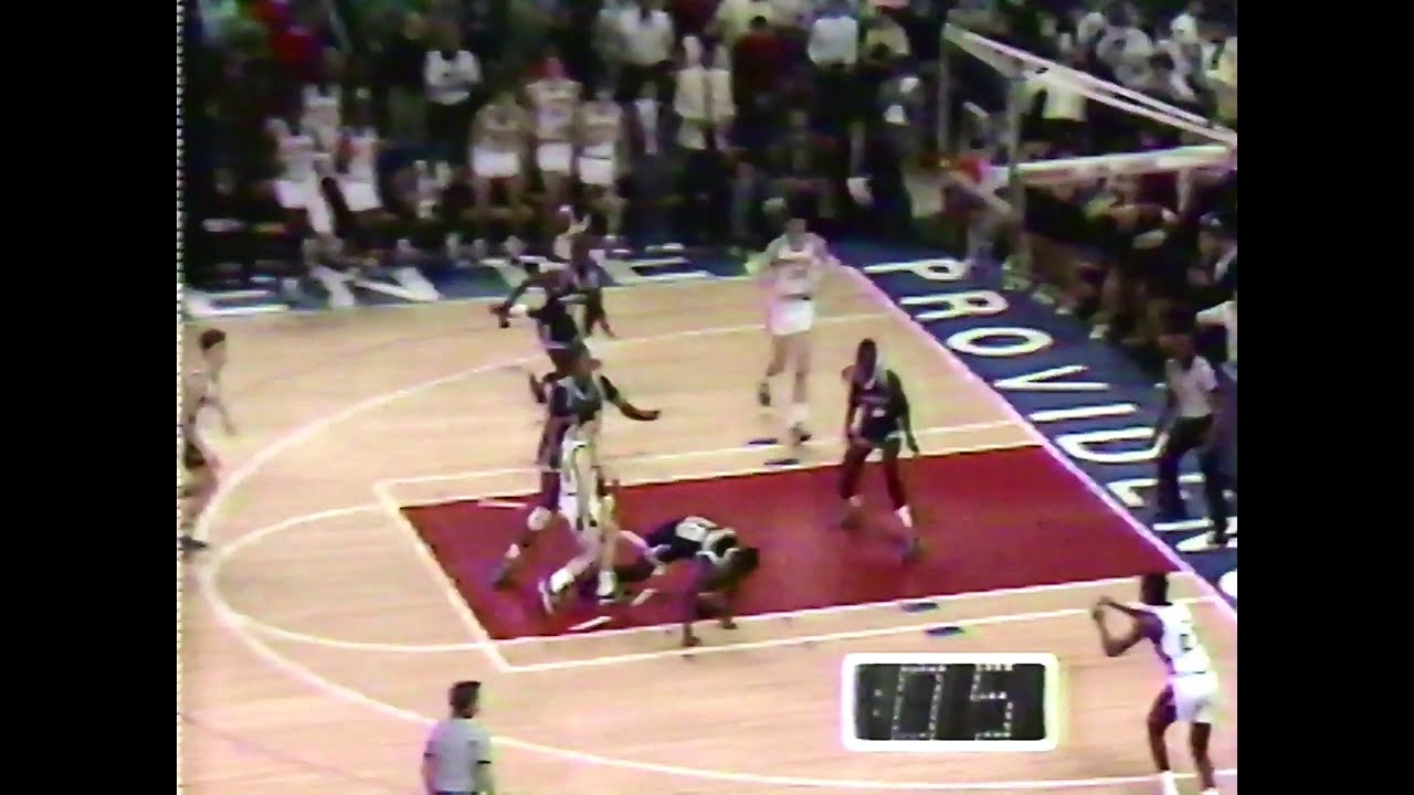 Providence vs. #11 Georgetown 01.28.1987 | WLNE-TV Broadcast (Pop Lewis Shot)