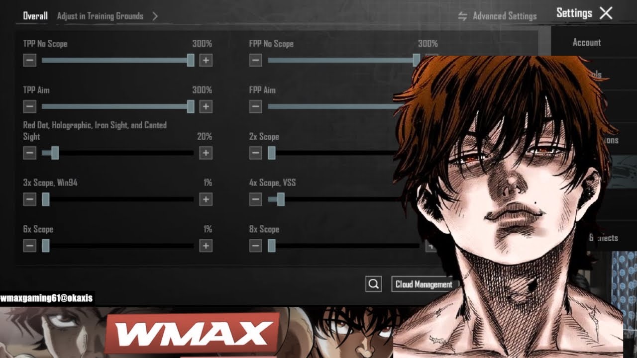 🔥 WMAX BGMI Sensitivity 4.1 | Best 3 Finger Controls | Pro Aim Settings
