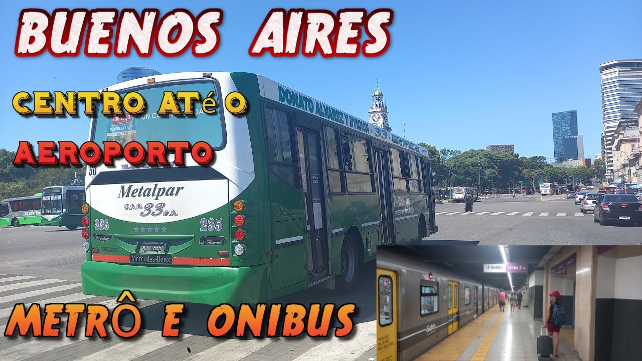 COMO IR DE METRÔ E ONIBUS DO CENTRO DE BUENOS AIRES AO AEROPARQUE GASTANDO MENOS DE R$5,00 REAIS?