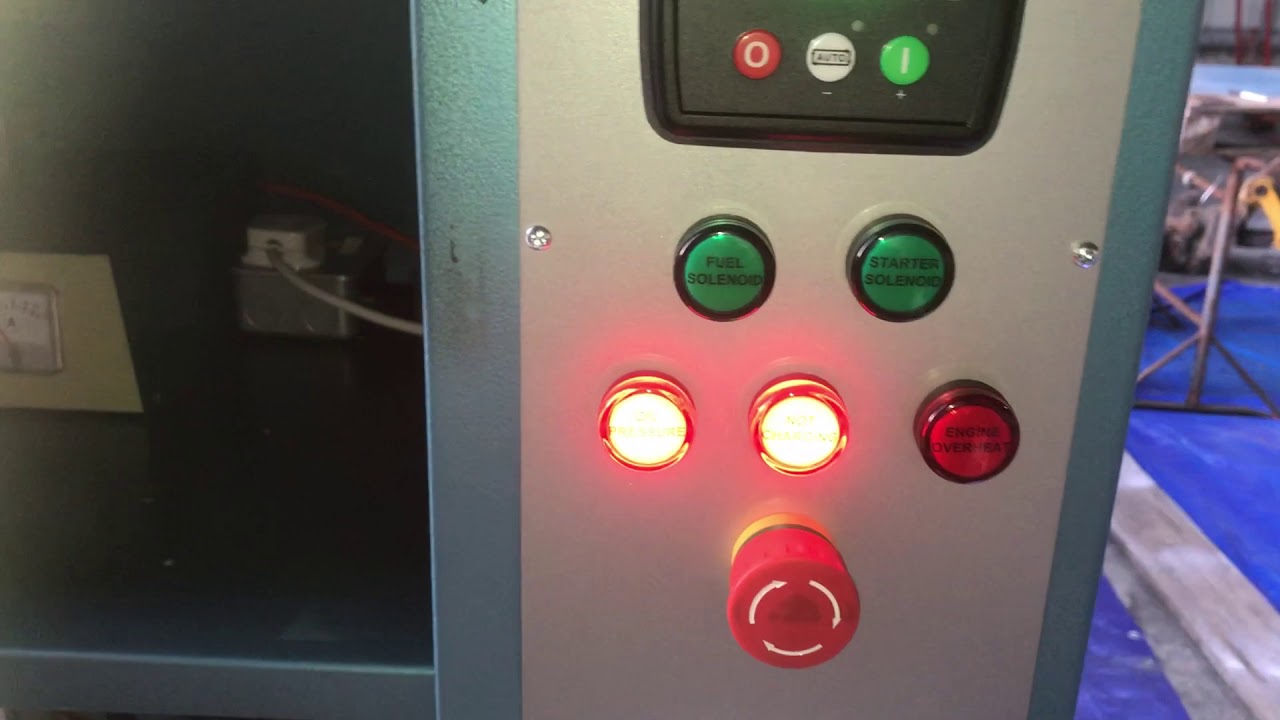 First Run Under DSE3110 Controller