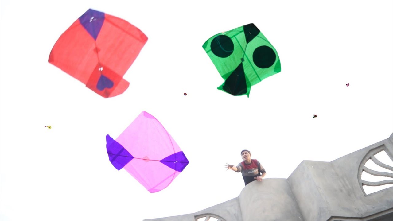 Big Cut Gudda Kite Catch With Challenge