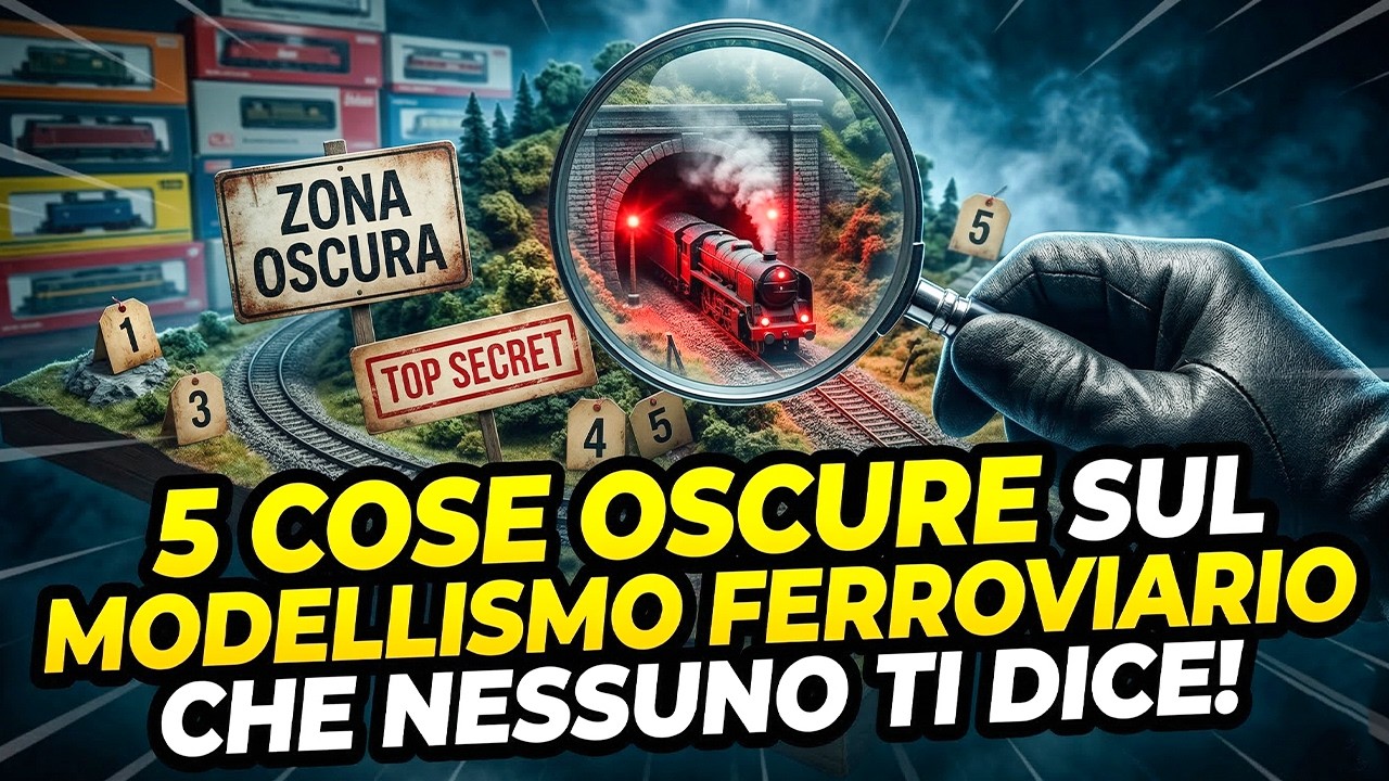 5 COSE OSCURE CHE NESSUNO TI DICE SUL MODELLISMO FERROVIARIO!