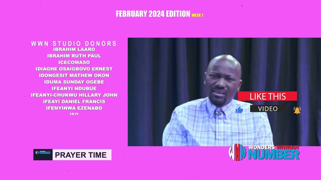 Wonders Without Number February 2024 - Week 1 (Prayers Compilation) || Apostle Johnson Suleman