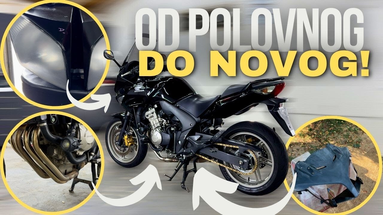 HONDA CBF KOMPLETNO SREDJIVANJE!