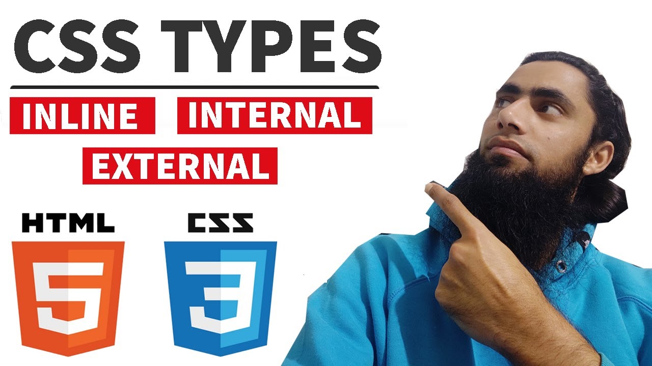 Types of CSS Style ( inline | internal | External ) Difference in Styles | Practical Example