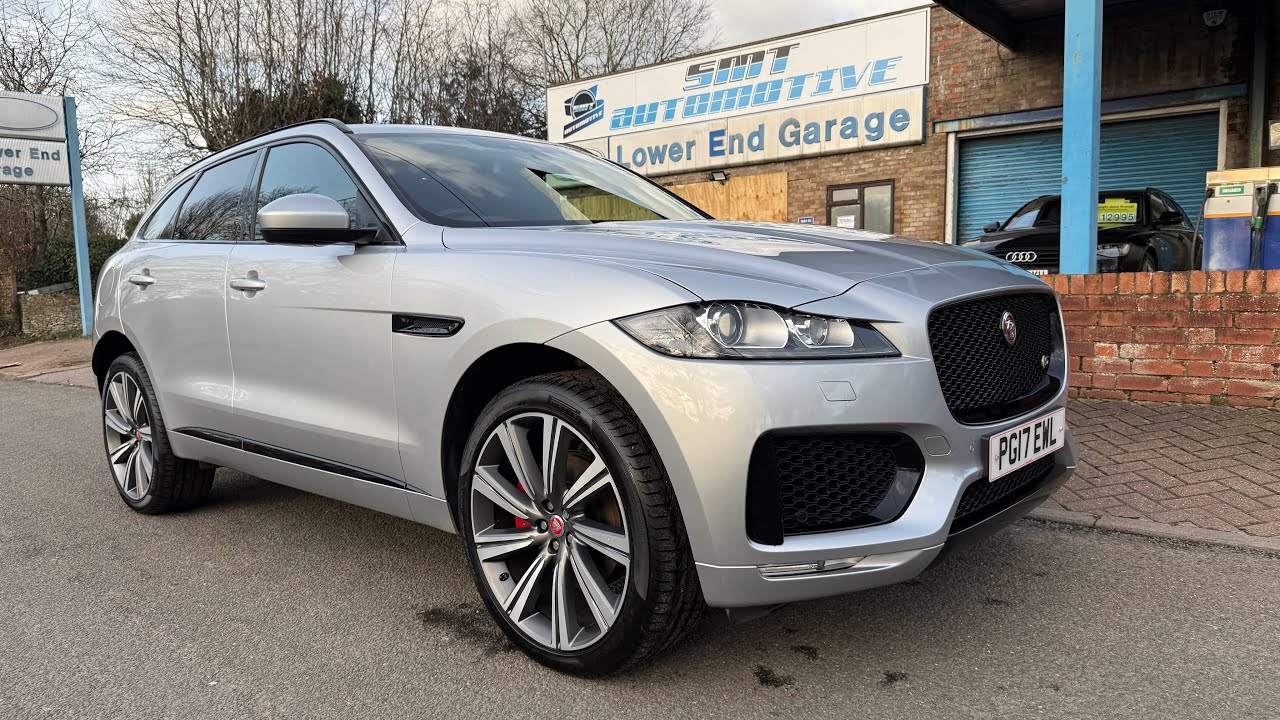 A walk around our stunning 2017 Jaguar F-Pace 3.0 V6 S AWD Silver 5 Door SUV Automatic Diesel