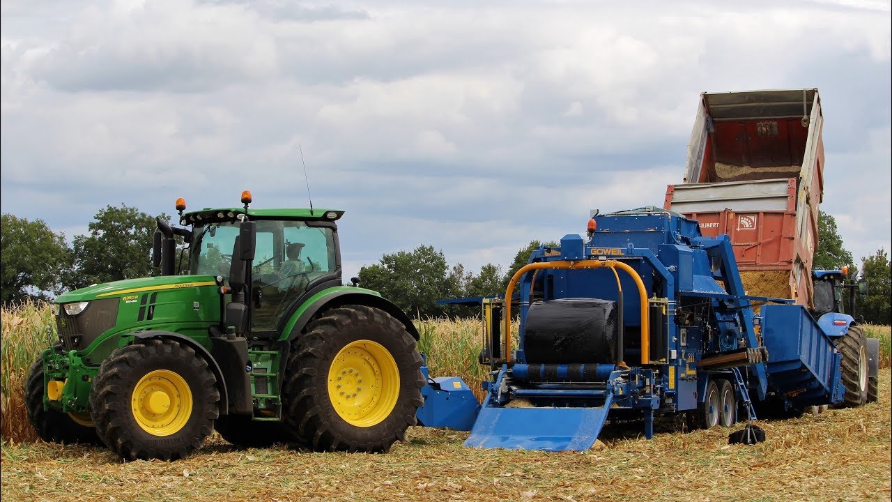 New John Deere 6250R and Goweil LT Master | John Deere 8400 i | Ensilage 2018