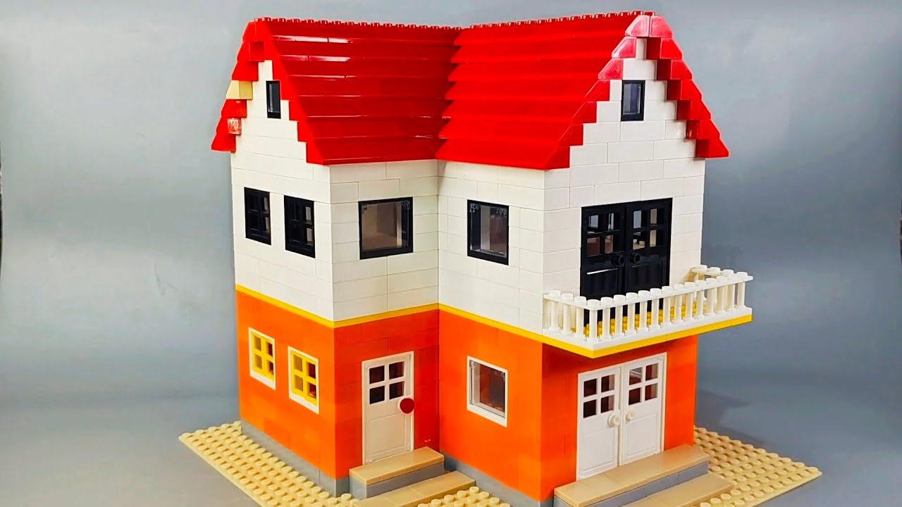 Как построить самодельный домик из LEGO | Инструкция по сборке из строительных блоков | Сделай са...