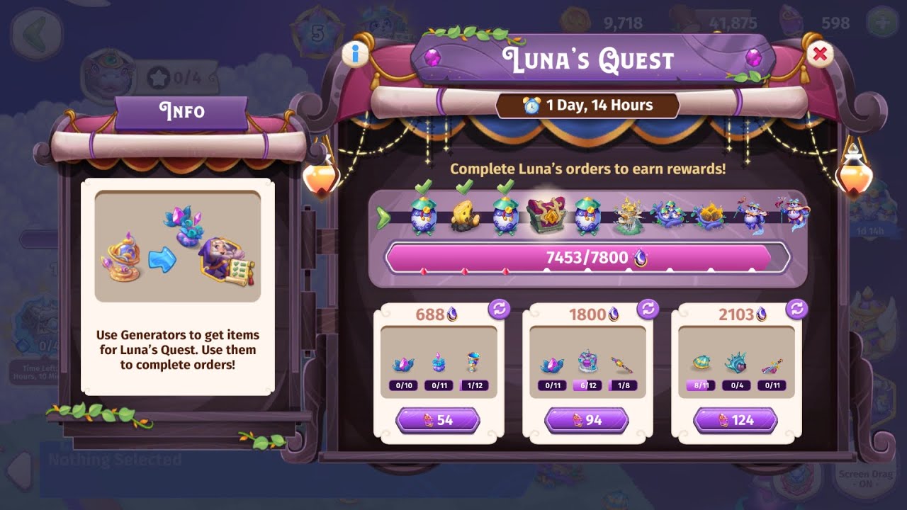 Merge Magic Luna's Quest