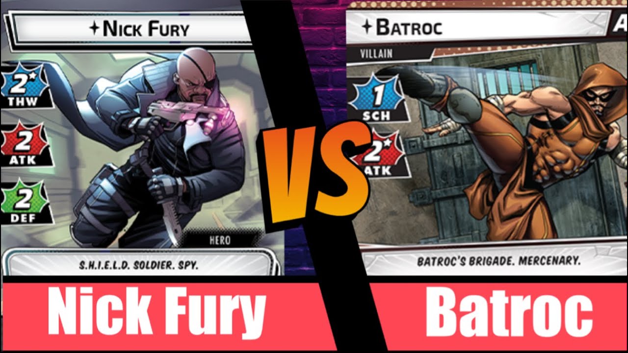 Marvel Champions | Nick Fury | Vs Batroc | True Solo | Justice | Precon | Agents of Shield