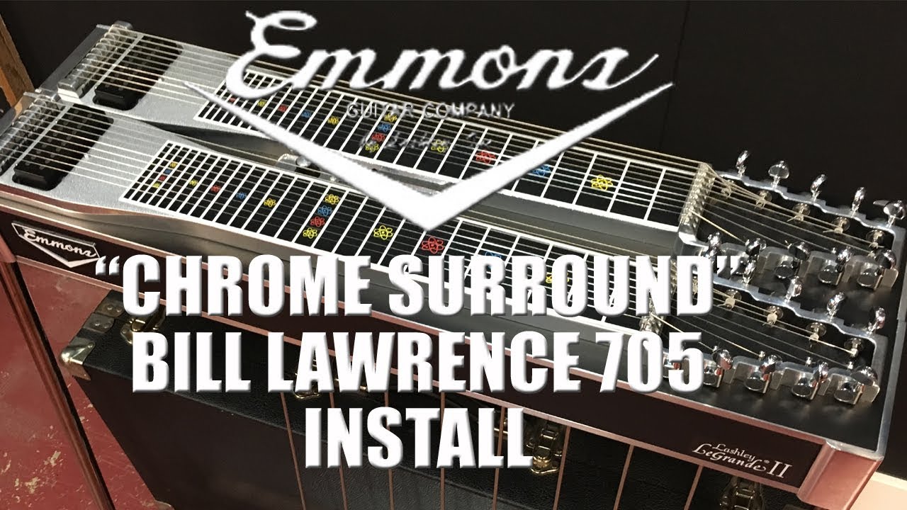 Pedal Steel Guitar Repair: Emmons Lashley Legrande II Pickup Install
