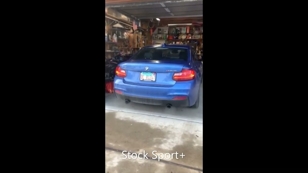 2017 M240i  - Stock VS Double resonator delete
