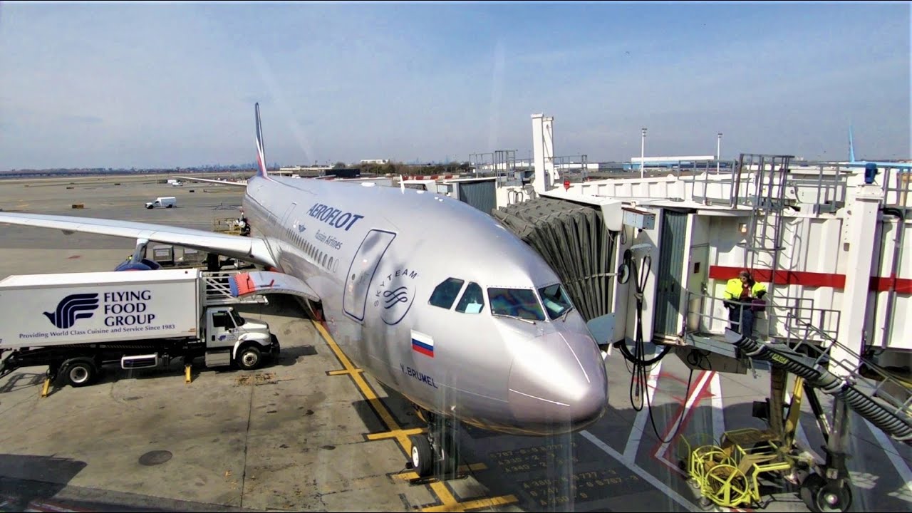 Перелет Airbus A330-300 Aeroflot Нью-Йорк JFK - Москва  Шереметьево SVO