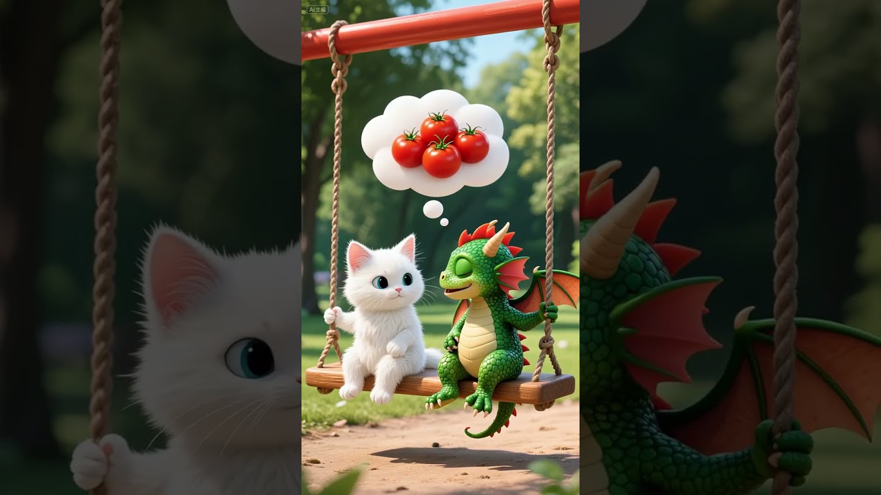 💖🐱✨ Mom's Surprise Turned into a Magical Friendship Between a Kitten and a Baby Dragon!