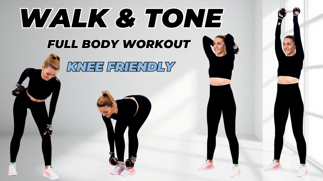 🔥35 Min WALK & TONE Dumbbell Workout🔥Burn Fat & Build Muscle🔥Full Body Compound Moves🔥One Dumbbell🔥