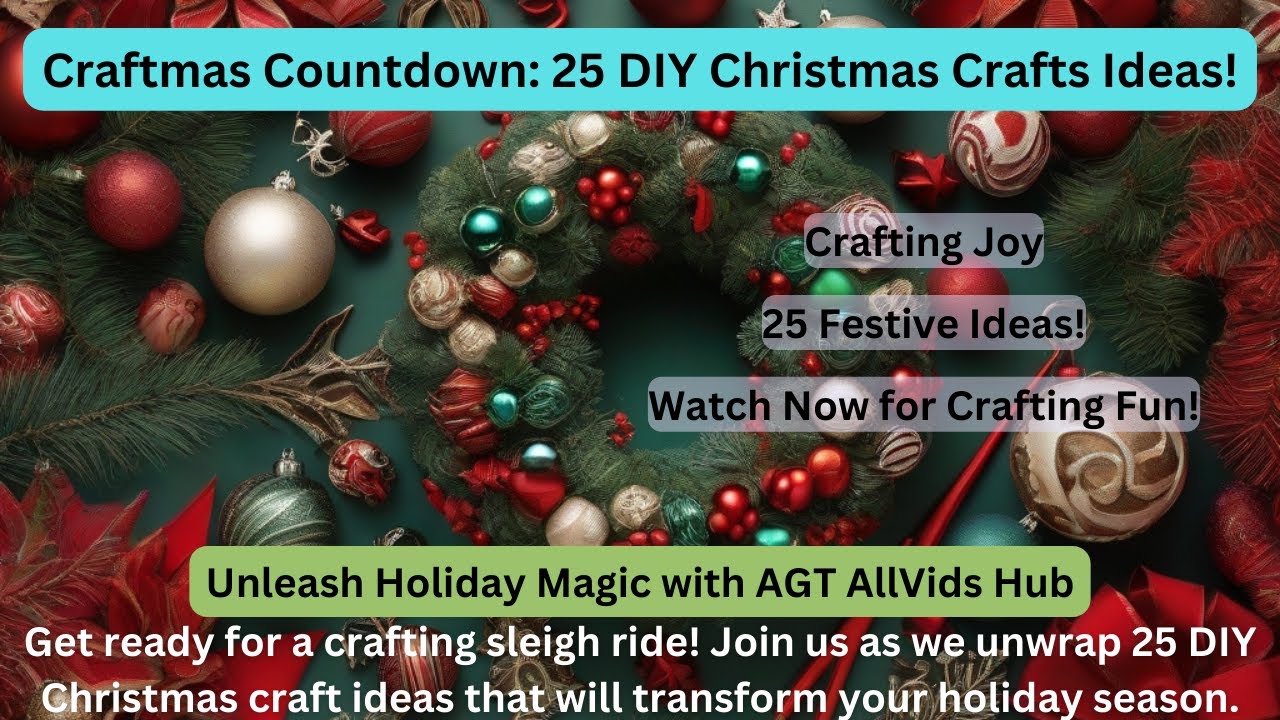25 DIY Christmas Crafts Ideas #DIYChristmasCrafts #HandmadeChristmas #craftingjoy