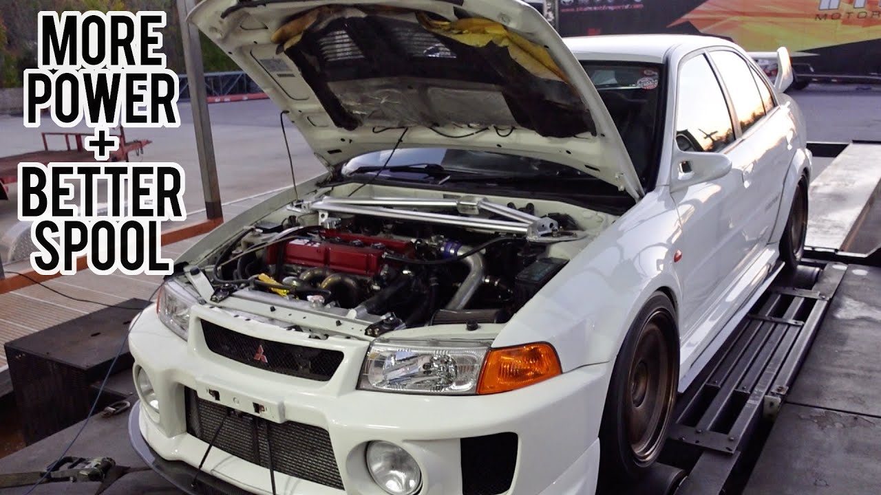 Evo 5 получает мой самый любимый турбонаддув! (Установка + Динамометр)