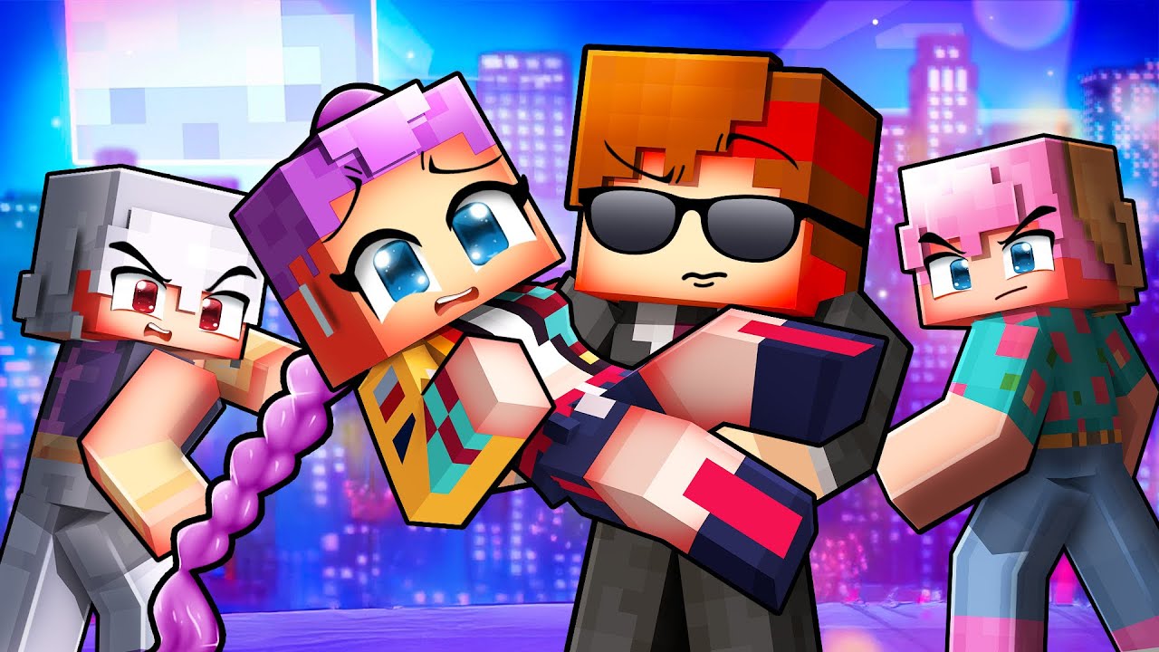 Je suis devenu Le Garde du Corps des Huntrix sur Minecraft !