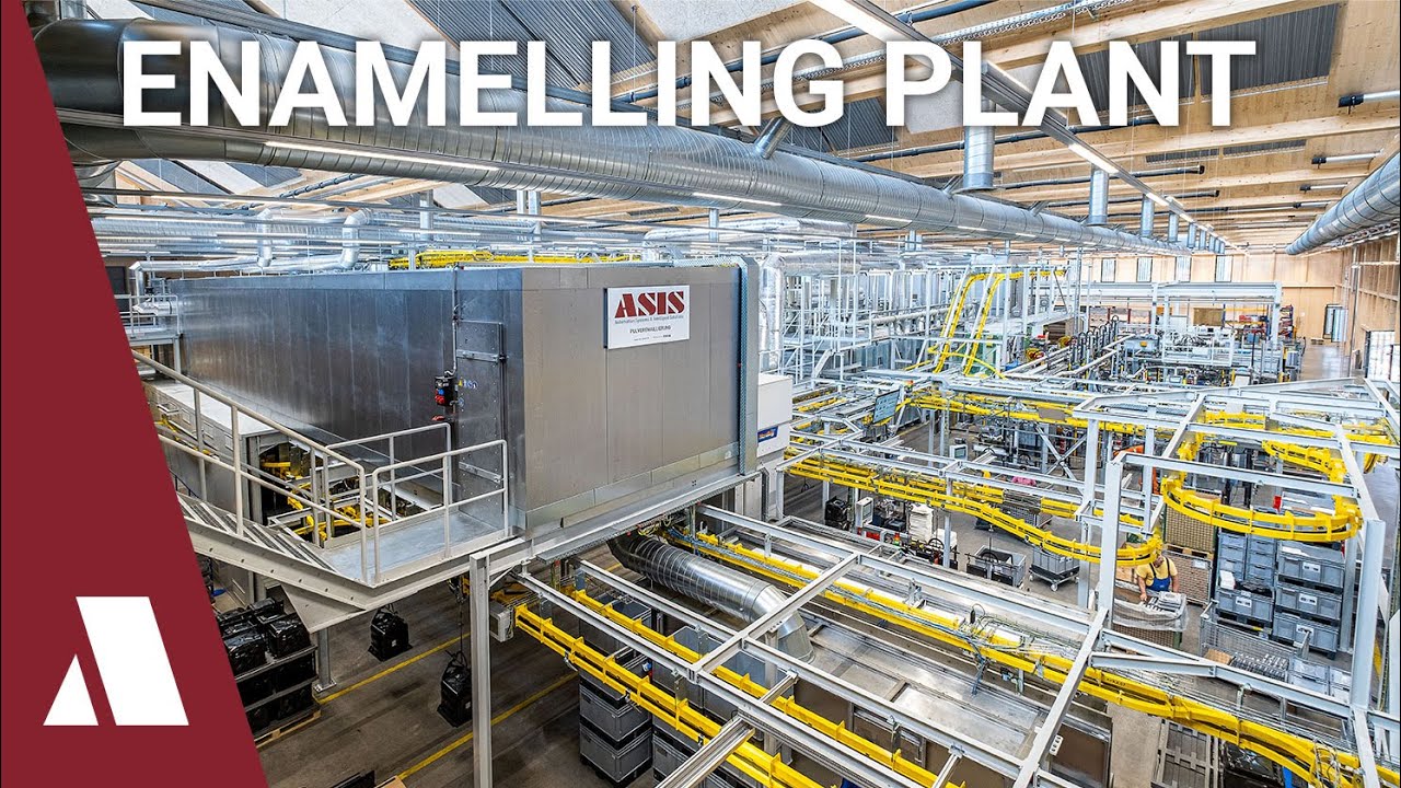 ASIS: Vollautomatische Emaillieranlage bei V-ZUG AG