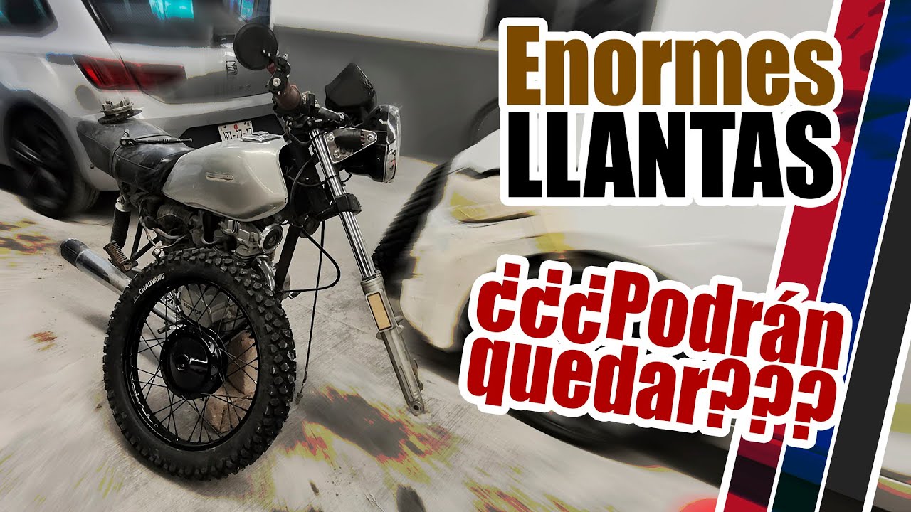 Instalamos Llantas GORDAS a nuestra Moto Honda 125CC SCRAMBLER/CAFE RACER | Marco MAAP Carshop