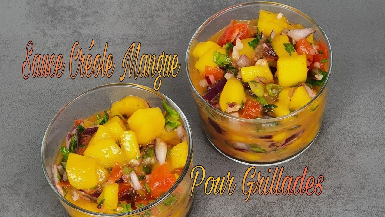 #97 Sauce Créole à la Mangue 🥭, Sauce Chien Mangue , Mango Creole Sauce 🏝.